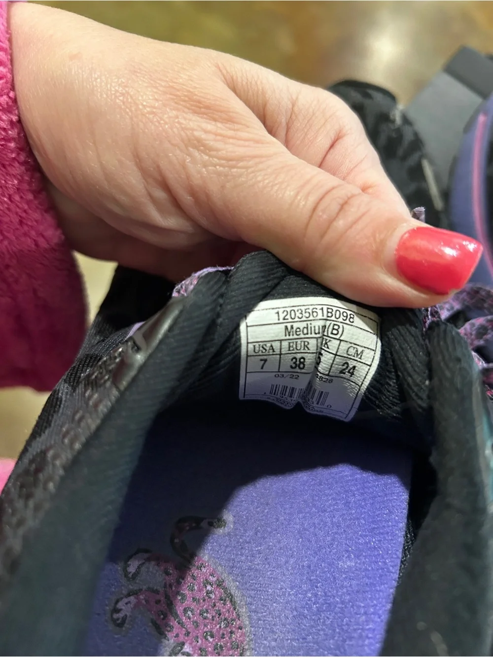 Brooks Women's Ghost Running Shoes in Black and Purple